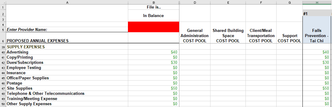appendix g 5 site expenses