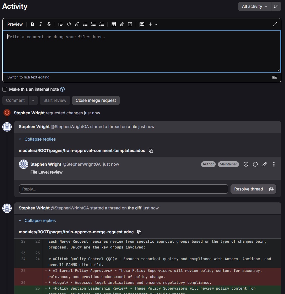 train comment feedback 7